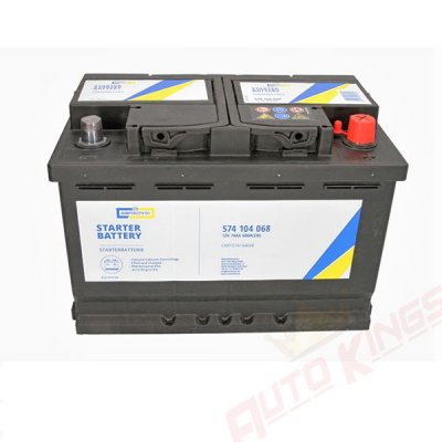 CARTECHNIC 12V 74Ah 680A R+ ULTRA POWER