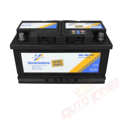 CARTECHNIC 12V 80Ah 740A R+ ULTRA POWER