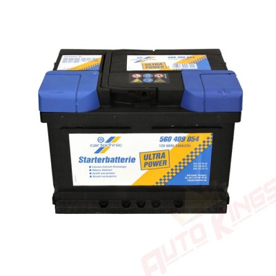 CARTECHNIC 12V 60Ah 540A R+ ULTRA POWER