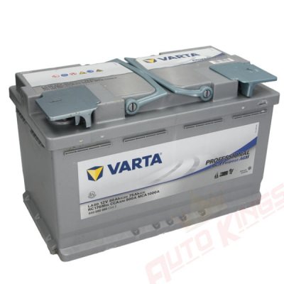 VARTA PROFESSIONAL DUAL PURPOSE 12V 80Ah 800A R+