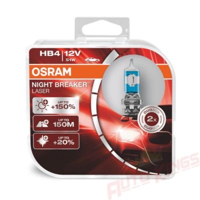 Комплект крушки Night Breaker Laser халогенна HB4 51W